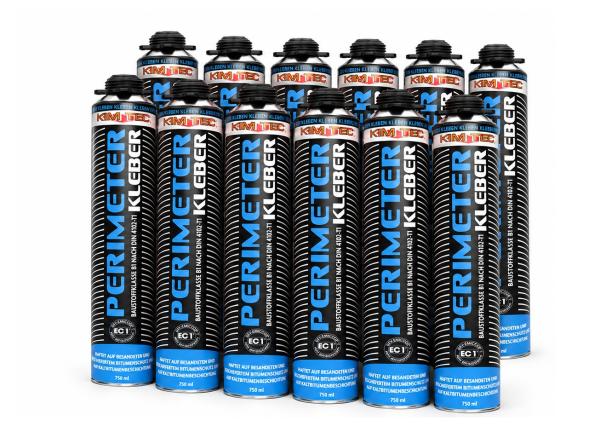 12 x KimTec 1-K PU Perimeterkleber 750ml Dämmstoffkleber
